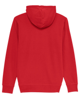Felpa con cappuccio con logo GCN Word - rossa